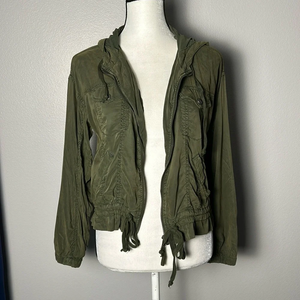 Anthropologie Marrakech Thin Hooded Jacket sz XS